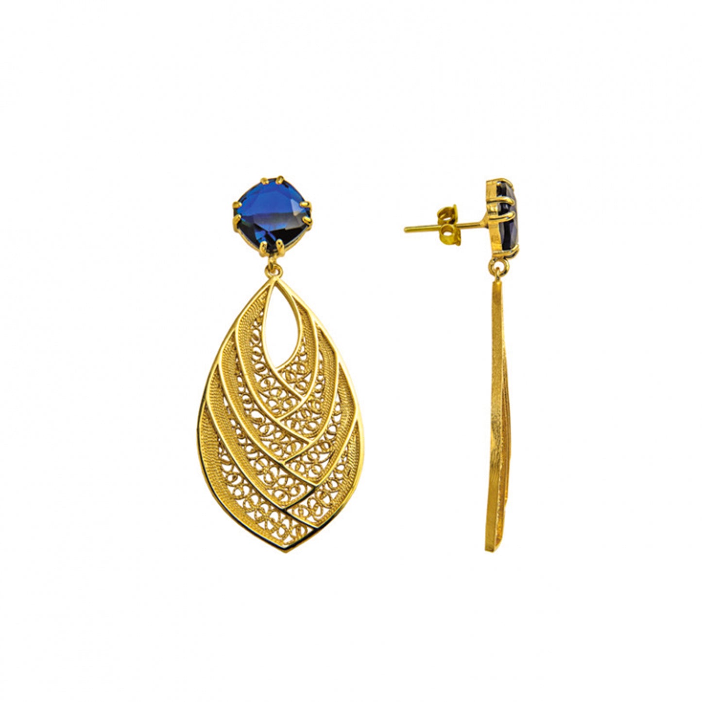 BRINCOS PRATA FILIGRANA SAUDADE