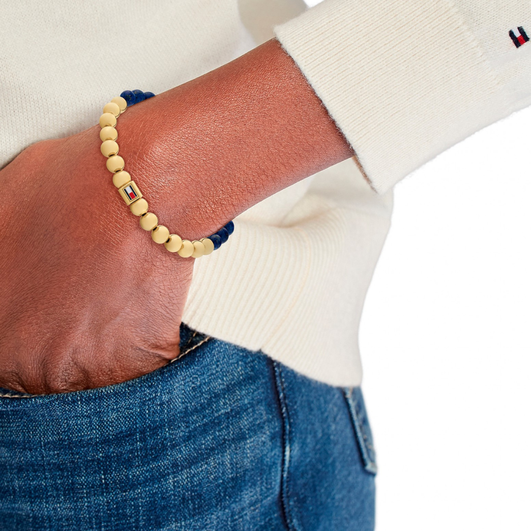 PULSEIRA AÇO TOMMY HILFIGER AZUL