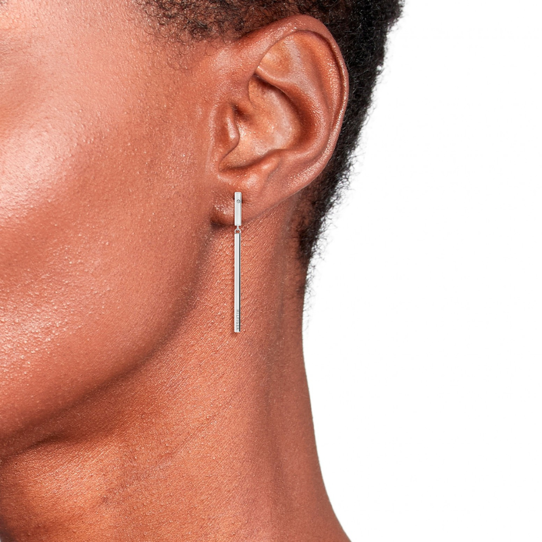 BRINCOS AÇO TOMMY HILFIGER