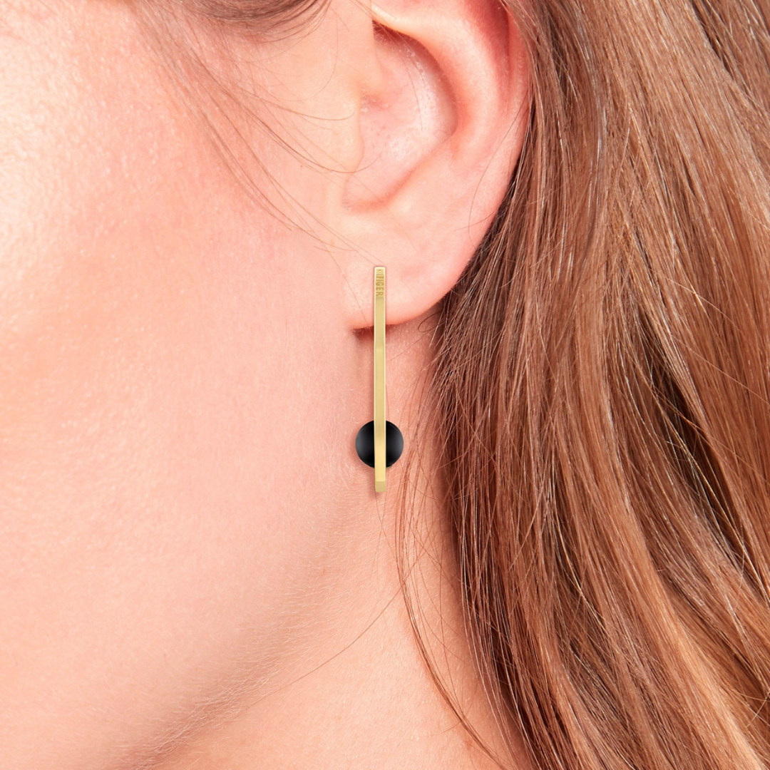 BRINCOS AÇO TOMMY HILFIGER