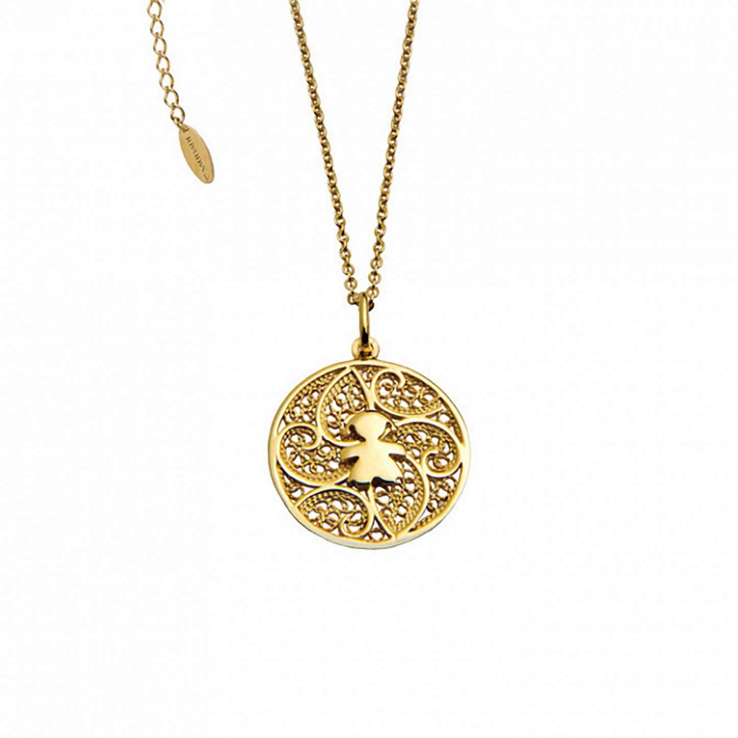 COLAR PRATA FILIGRANA SAUDADE - 1 MENINA