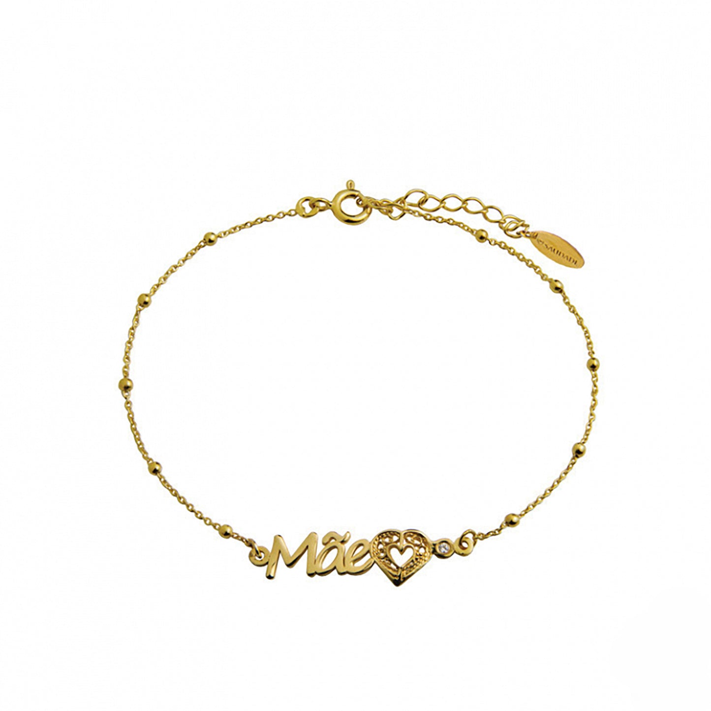 PULSEIRA PRATA FILIGRANA SAUDADE - MÃE