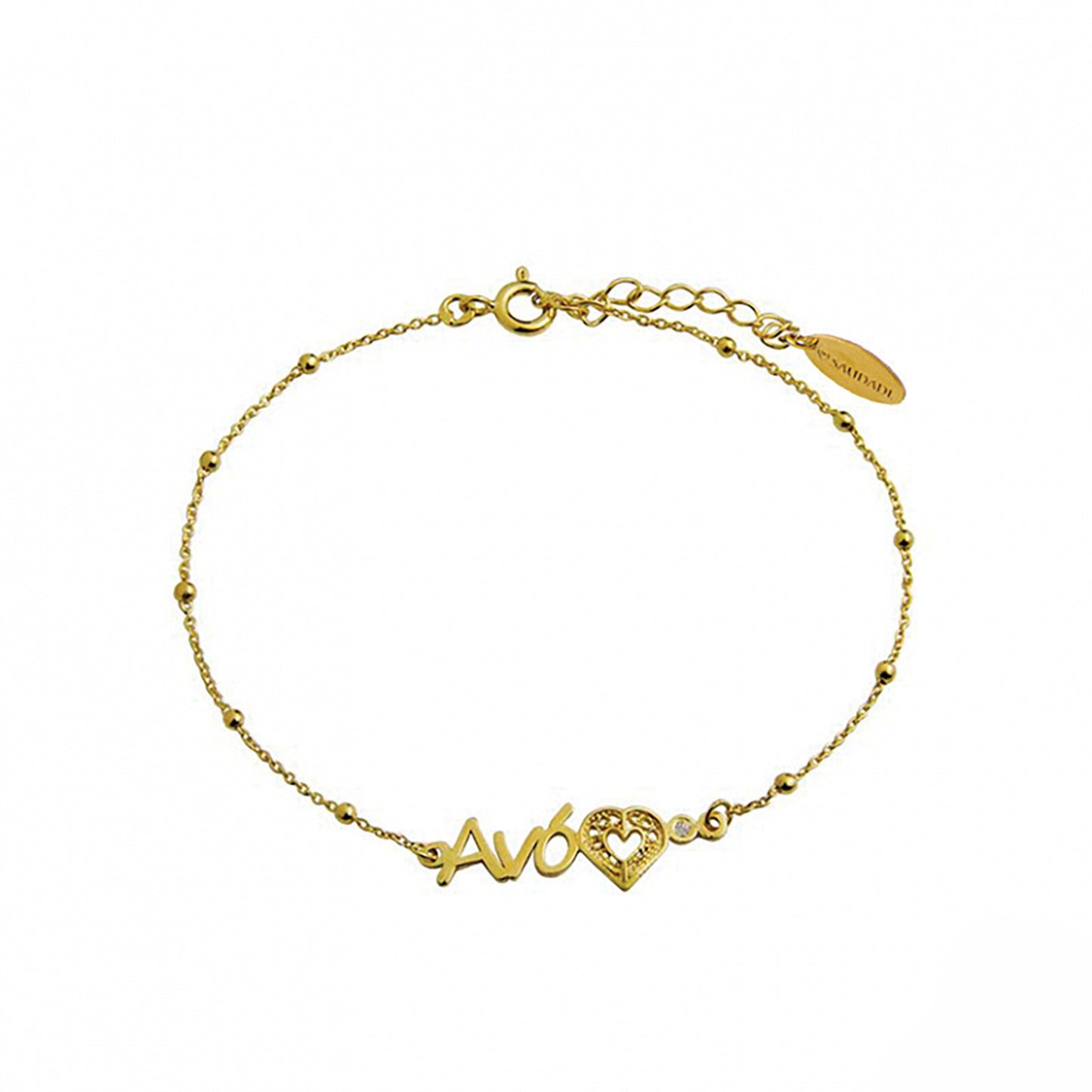 PULSEIRA PRATA FILIGRANA SAUDADE - AVÓ