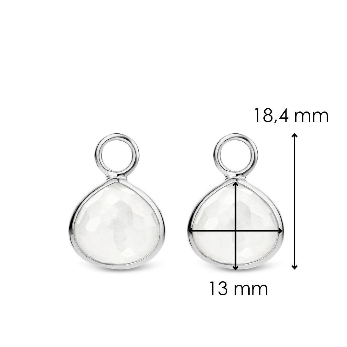 PENDENTE BRINCOS PRATA TI SENTO - MILANO