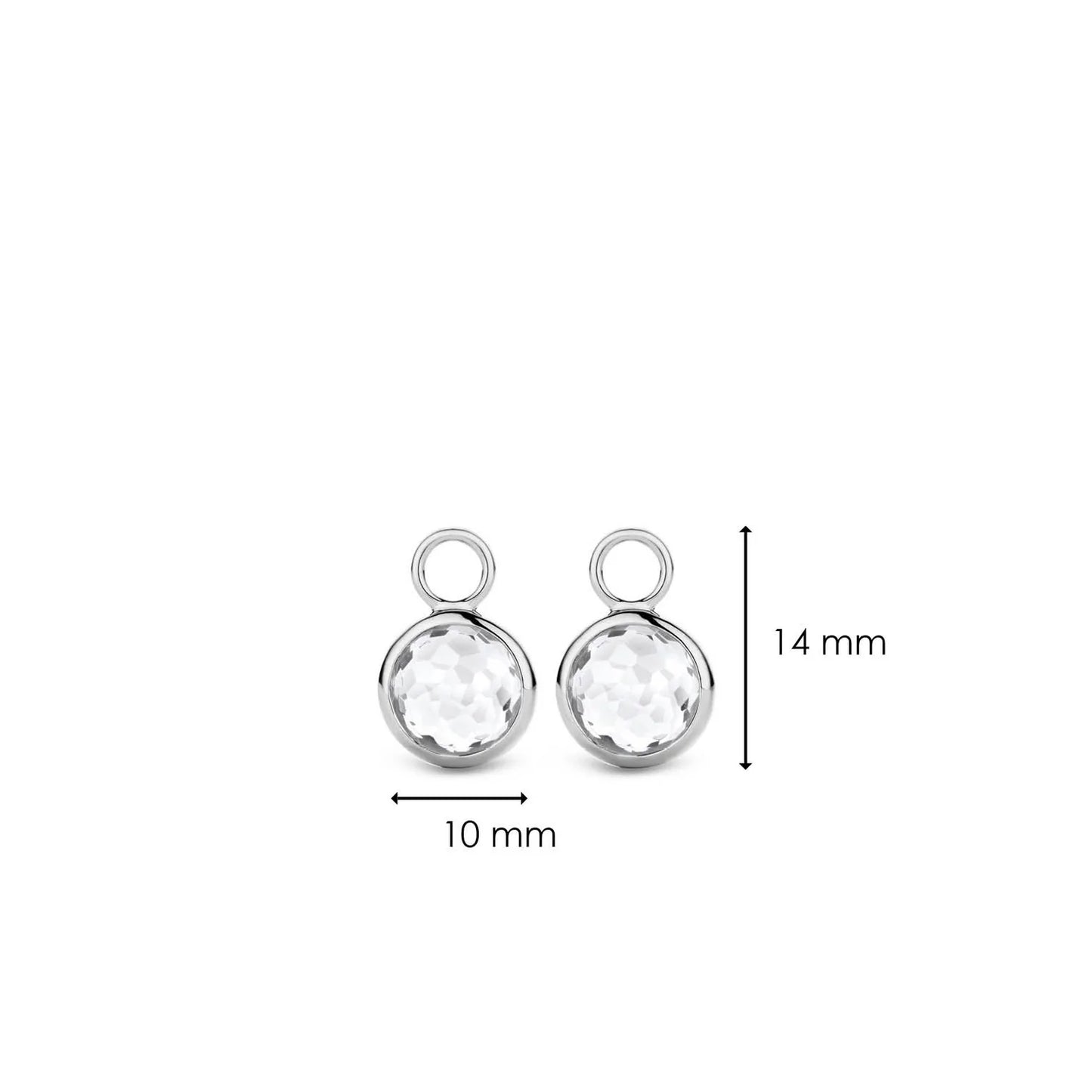 PENDENTE BRINCOS PRATA TI SENTO - MILANO