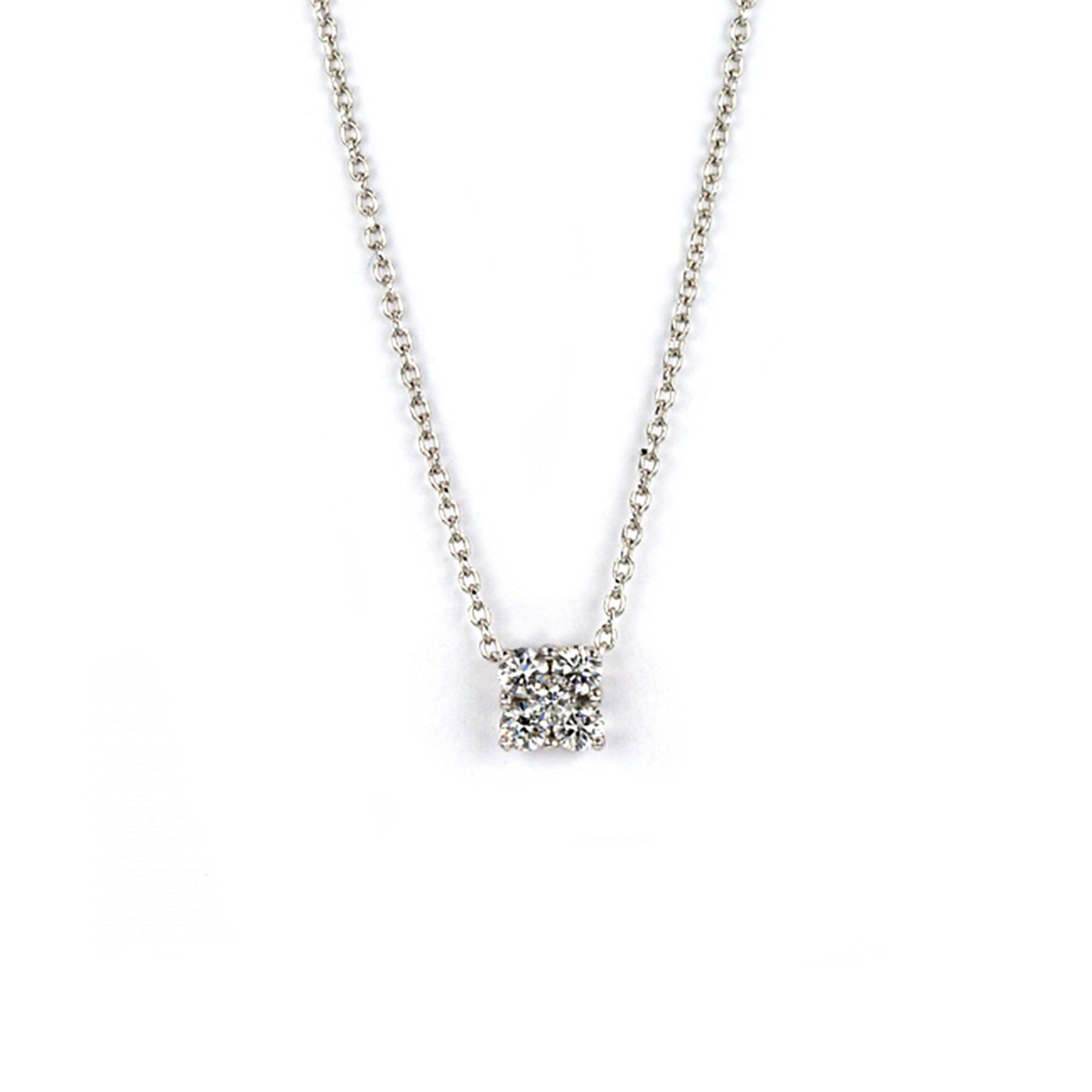 COLAR OURO 19.2K C/ DIAMANTES