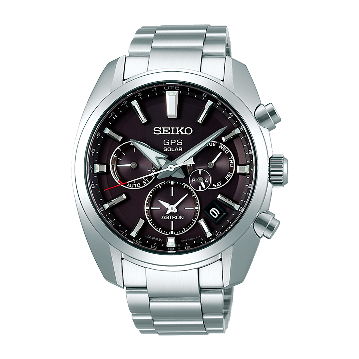 RELÓGIO SEIKO ASTRON 5X DUAL-TIME GPS SOLAR