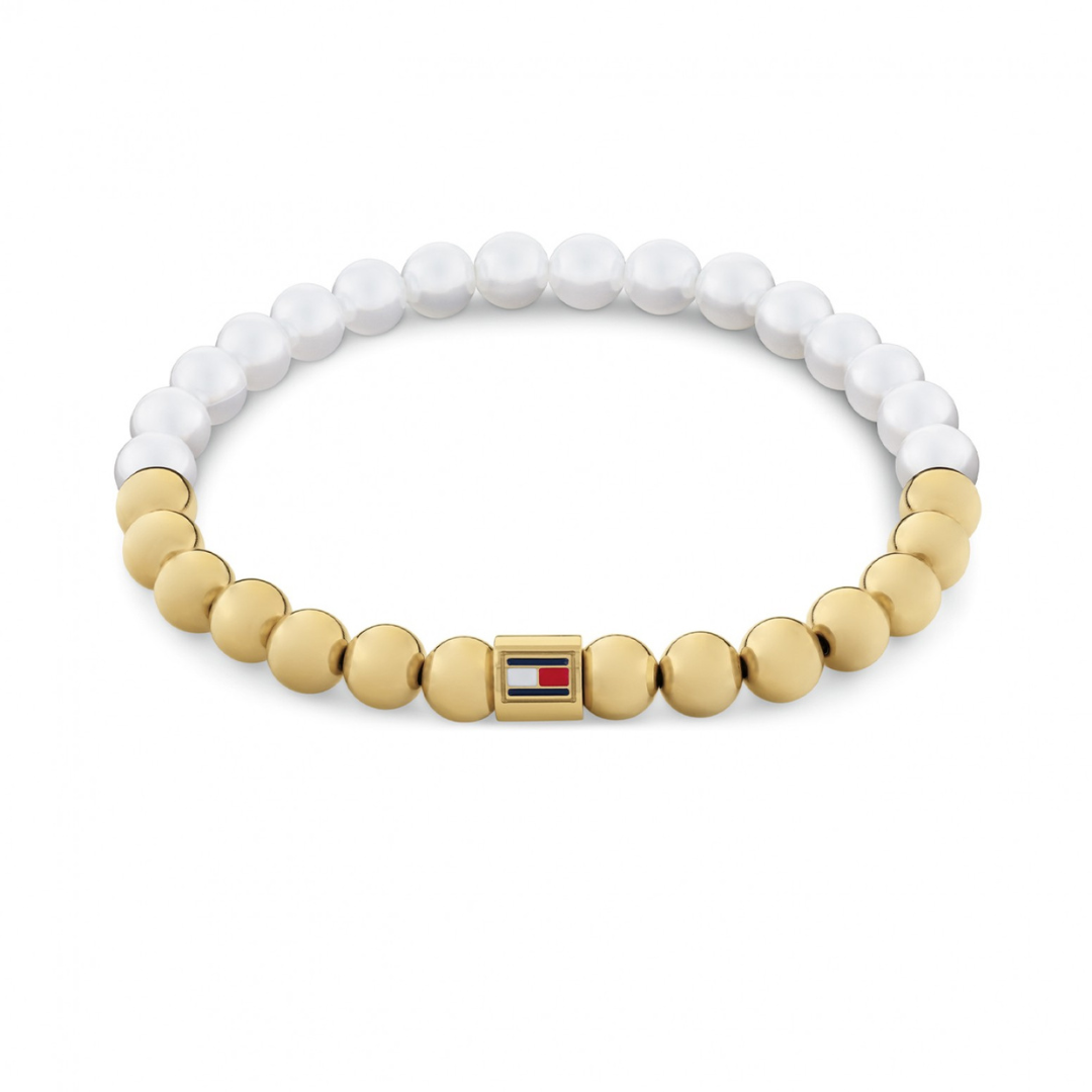 PULSEIRA AÇO TOMMY HILFIGER BRANCA