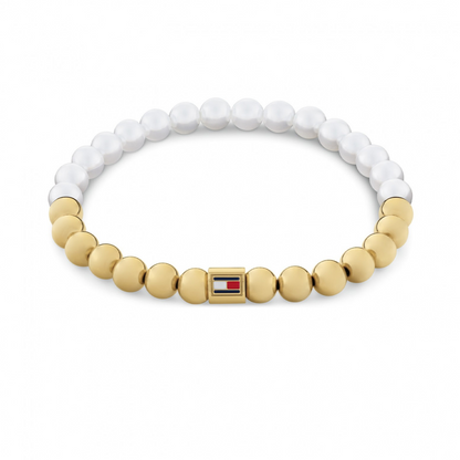 PULSEIRA AÇO TOMMY HILFIGER BRANCA