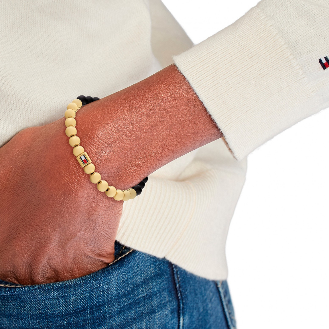 PULSEIRA AÇO TOMMY HILFIGER PRETA