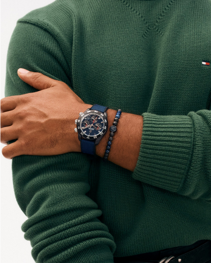 RELÓGIO HOMEM TOMMY HILFIGER TH85 AZUL