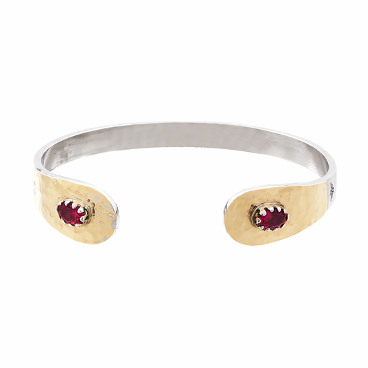 PULSEIRA PRATA & OURO 9K FRANCO VIEIRA