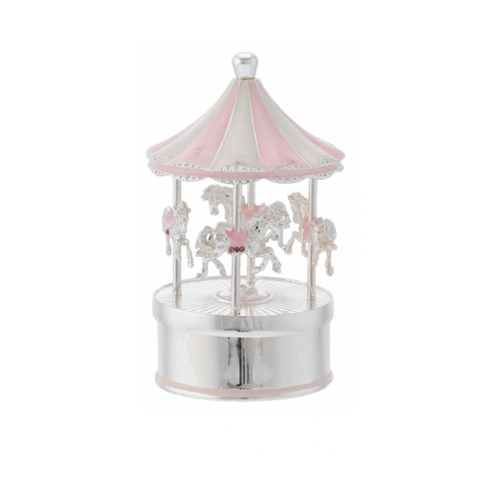 CARROSSEL MUSICAL - CAVALINHOS ROSA