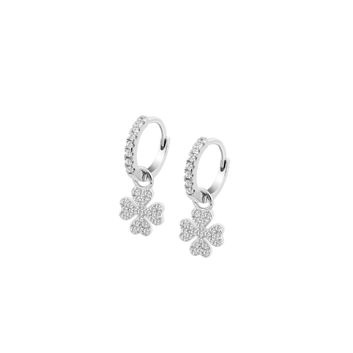 BRINCOS PRATA LOTUS SILVER