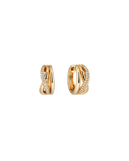 BRINCOS DUNA INTERLACED HOOPS
