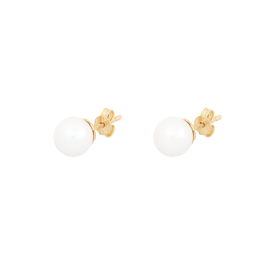 BRINCOS OURO 19.2K C/ PÉROLAS