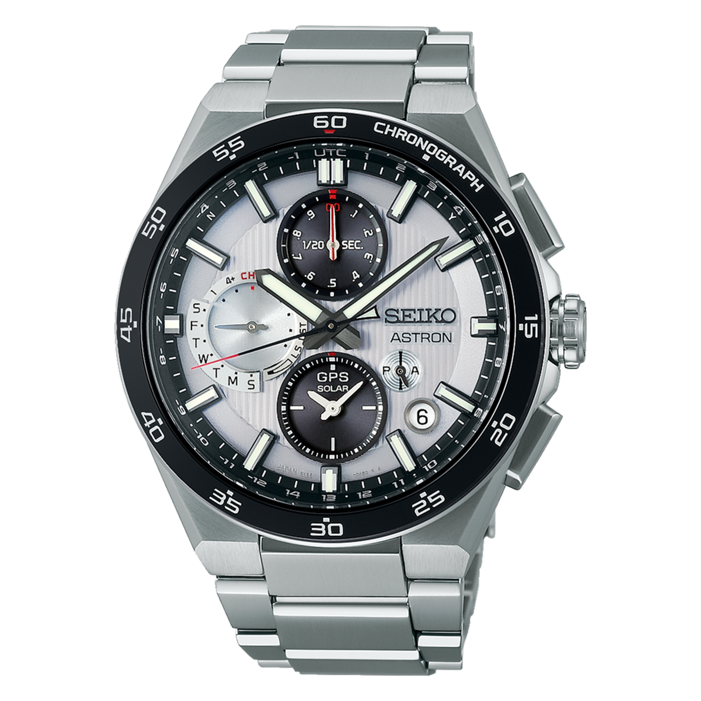 RELÓGIO HOMEM SEIKO ASTRON 5X DUAL-TIME GPS SOLAR