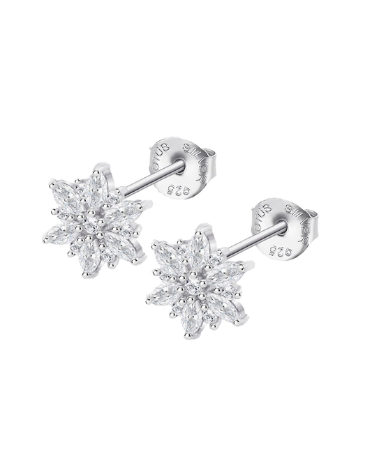 BRINCOS PRATA LOTUS SILVER