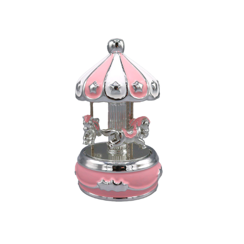 CARROSSEL MUSICAL - CAVALINHOS ROSA