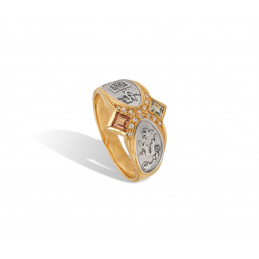 ANEL OURO FIM DE CURSO FRA JEWELS