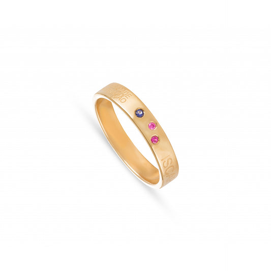 ANEL OURO FIM DE CURSO FRA JEWELS