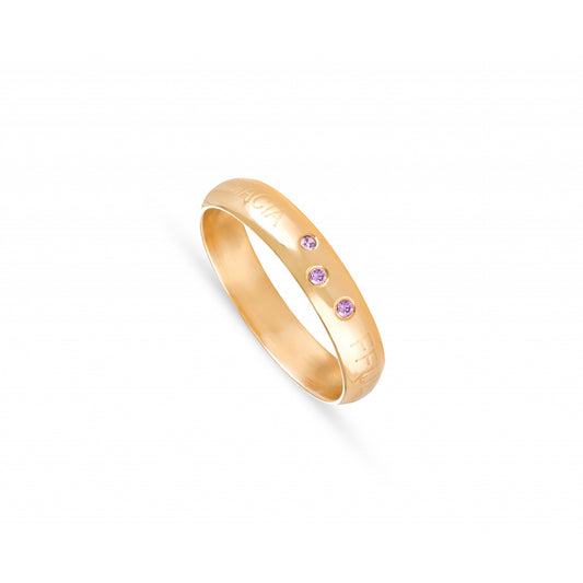 ANEL OURO FIM DE CURSO FRA JEWELS