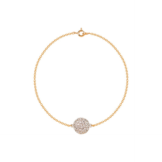 PULSEIRA OURO 19.2K C/ ZIRCÓNIAS